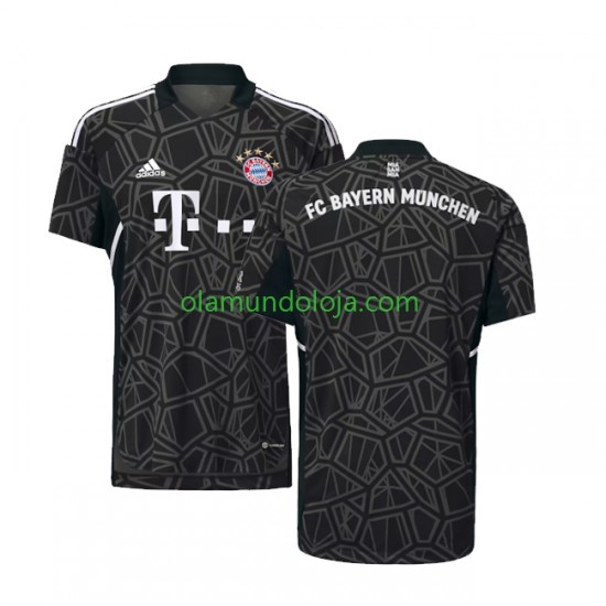 Camisola Bayern de Munique Guarda-redes Homem Equipamento Segundo 2022-2023 Manga Curta